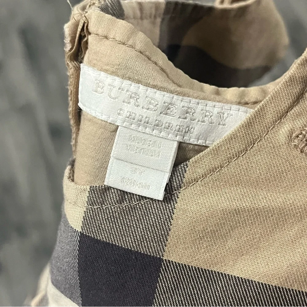 BURBERRY GIRL NOVA CHECK DRESS SIZE 8Y - Picture 4 of 8